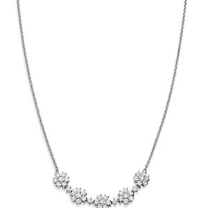 Bloomingdale's Diamond Flower Collar Necklace in 14K White Gold, 1.0 ct. t.w. - 100% Exclusive- 4499156