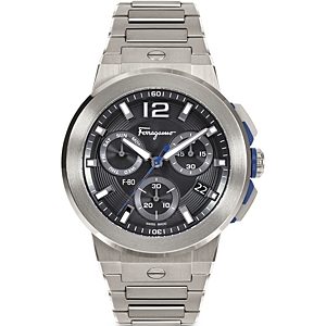 Salvatore Ferragamo F-80 Titanium Tech Chronograph, 44mm- 4528767