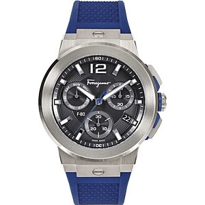 Salvatore Ferragamo F-80 Titanium Tech Chronograph, 44mm- 4528764