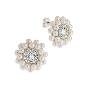 Sterling Forever Betty Stud Earrings- 4507177