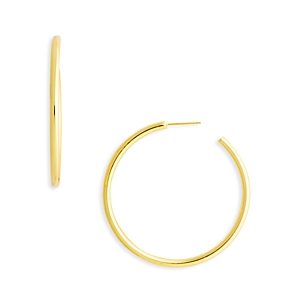 Aqua Hoop Earrings in 18K Gold Plated - 100% Exclusive- 4483861