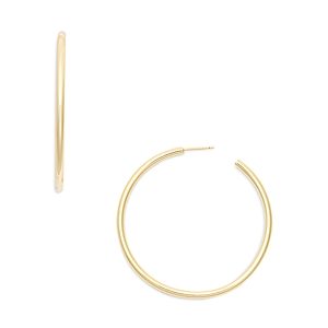 Aqua 18K Yellow Gold Plated Hoop Earrings - 100% Exclusive- 4483862