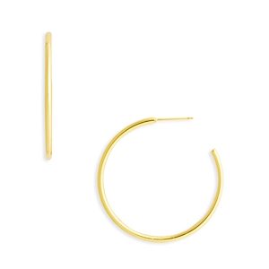 Aqua Hoop Earrings in 18K Gold Plated - 100% Exclusive- 4483856