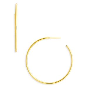 Aqua Hoop Earrings in 18K Gold Plated - 100% Exclusive- 4483857