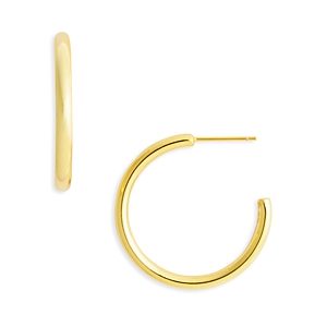 Aqua Hoop Earrings in 18K Gold Plated - 100% Exclusive- 4483859