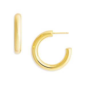 Aqua Hoop Earrings in 18K Gold Plated - 100% Exclusive- 4483864