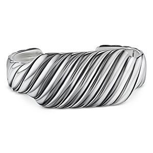 David Yurman Sculpted Cable Contour Cuff Bracelet, 26mm- 4360785