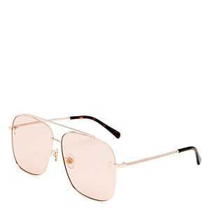 Stella McCartney Falabella Aviator Sunglasses, 61mm- 4500207