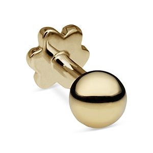 Maria Tash 14K Yellow Gold Ball Threaded Stud Earring- 4532435