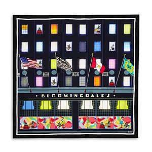 Echo Bloomingdale's Storefront Silk Scarf - 150th Anniversary Exclusive- 4505245