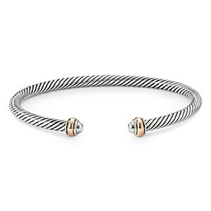 David Yurman Cable Classics Bracelet with 18K Rose Gold- 3728370