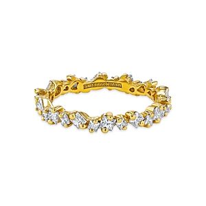 Suzanne Kalan 18K Yellow Gold Princess Cut Diamond Eternity Band- 4538328