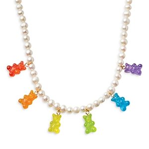 Crystal Haze Jewelry Juanita Nostalgia Bear Cultured Freshwater Pearl Necklace, 18.5- 4465192