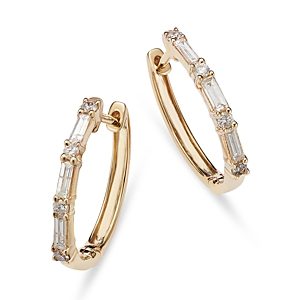 Bloomingdale's Diamond Huggie Hoop Earrings in 14K Yellow Gold, 0.30 ct. t.w. - 100% Exclusive- 4508541