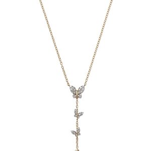 Bloomingdale's Diamond Butterfly Lariat Necklace in 14K Yellow Gold, 0.25 ct. t.w. - 100% Exclusive- 4508542