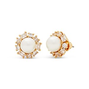 kate spade new york Candy Shop Imitation Pearl Halo Stud Earrings- 4537756