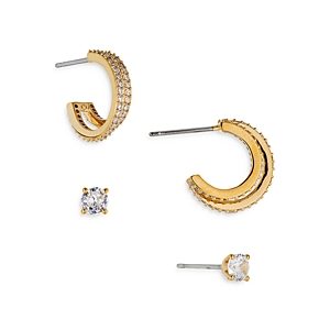 Ajoa by Nadri Hoop & Stud Earrings Set- 4547644
