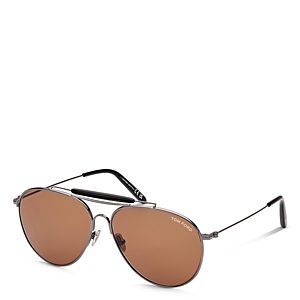 Tom Ford Raphael Pilot Sunglasses, 59mm- 4506001