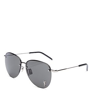 Saint Laurent Pilot Sunglasses, 61mm- 4456698