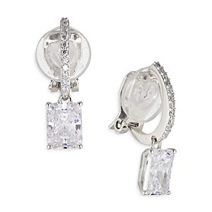 Nadri Modern Love Dangle Clip On Earrings- 4546255