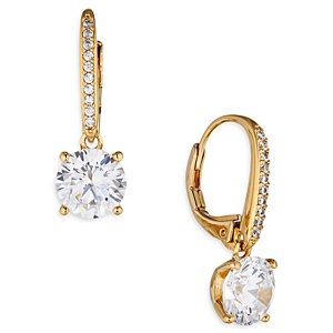 Nadri Modern Love Round Drop Earrings- 4546272