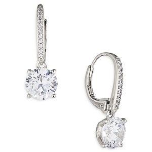 Nadri Modern Love Round Drop Earrings- 4546272