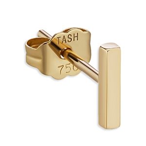 Maria Tash 14K Yellow Gold Polished Bar Single Stud Earring- 4532411