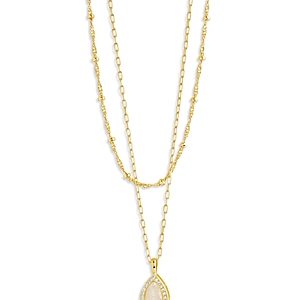 Sterling Forever Calla Layered Necklace, 18-20- 4600590
