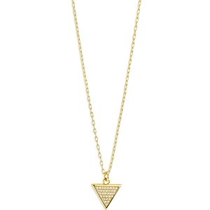 Sterling Forever Vina 14K Gold Plated Pendant Necklace- 4600589