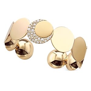 Pasquale Bruni Luce 18K Rose Gold Cuff Bracelet with Diamonds, 1.02 ct. t.w.- 4577867
