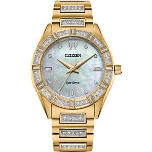 Citizen Eco-Drive Crystal Watch, 34mm- 4601070