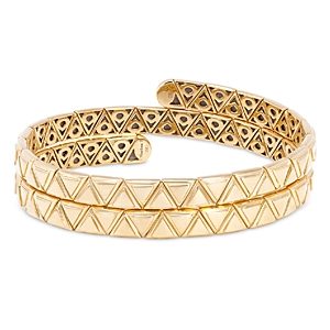 Marina B 18K Gold Triangolini Triple Bangle Bracelet- 4612670