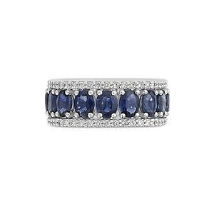 Miseno Jewelry 18K White Gold Procida Blue Sapphire & Diamond Band- 4600870