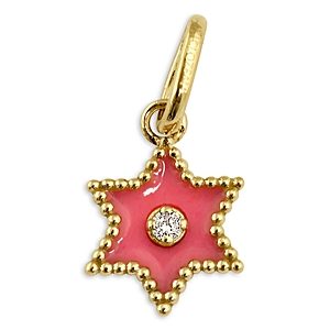 Gigi Clozeau 18K Yellow Gold Etoile Pink Star Diamond Pendant- 4538231