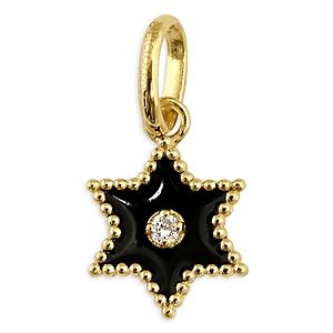 Gigi Clozeau 18K Yellow Gold Etoile Black Star Diamond Pendant- 4538230
