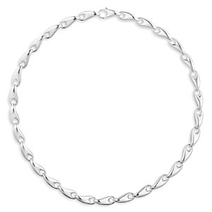 Georg Jensen Reflect Sterling Silver Medium Link Necklace, 19.29- 4600839