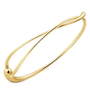 Georg Jensen 18K Yellow Gold Mercy Abstract Bangle Bracelet- 4471763
