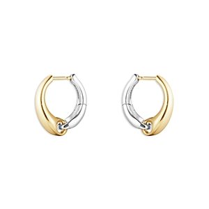 Georg Jensen Reflect Two-Tone Hoop Earrings- 4438926