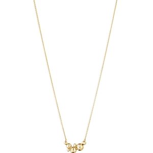 Georg Jensen 18K Yellow Gold Moonlight Grapes Diamond Bead Cluster Pendant Necklace, 17.72- 4598335