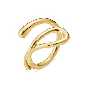 Georg Jensen 18K Yellow Gold Mercy Swirl Ring- 4598307