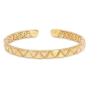 Marina B 18K Yellow Gold Triangolini Cuff Bangle Bracelet- 4617065