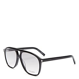 Saint Laurent Aviator Brow Bar Sunglasses, 58mm- 4565492