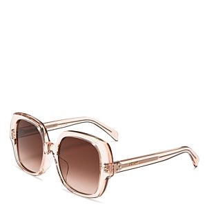 Celine Bold 3 Dots Square Sunglasses, 55mm- 4569273