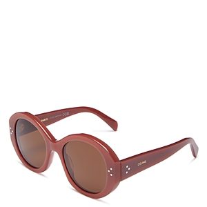 Celine Bold 3 Dots Round Sunglasses, 53mm- 4569269