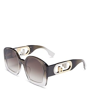 Fendi O'Lock Square Sunglasses, 54mm- 4569380
