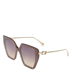 Fendi Baguette Square Sunglasses, 55mm- 4569373