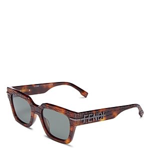 Fendi Fendigraphy Rectangular Sunglasses, 51mm- 4569381