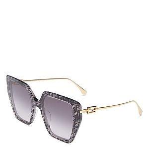 Fendi Baguette Square Sunglasses, 55mm- 4569373
