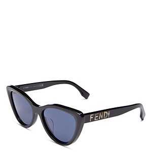 Fendi Lettering Cat Eye Sunglasses, 55mm- 4569391