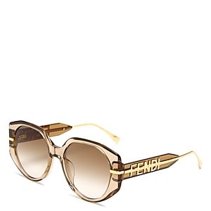Fendi Fendigraphy Oval Sunglasses, 54mm- 4569384